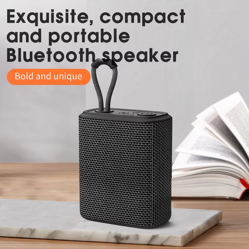 EBS-300 5W Mini Portable Bluetooth Speaker Fabric Mesh TF Card Music Box IPX6 Waterproof for Phone PC Taplet Palyer