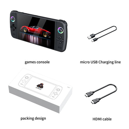M27 Game Console Portable Pocket Retro Handheld Video Game Console 1024*600 Display 7.0 Inch Screen Gaming ﻿Support LINUX Emelec
