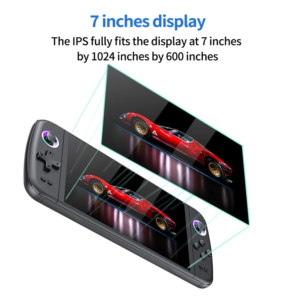 M27 Game Console Portable Pocket Retro Handheld Video Game Console 1024*600 Display 7.0 Inch Screen Gaming ﻿Support LINUX Emelec