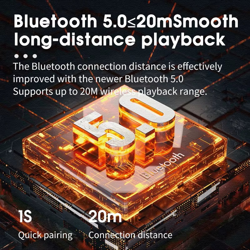 EBS-300 5W Mini Portable Bluetooth Speaker Fabric Mesh TF Card Music Box IPX6 Waterproof for Phone PC Taplet Palyer