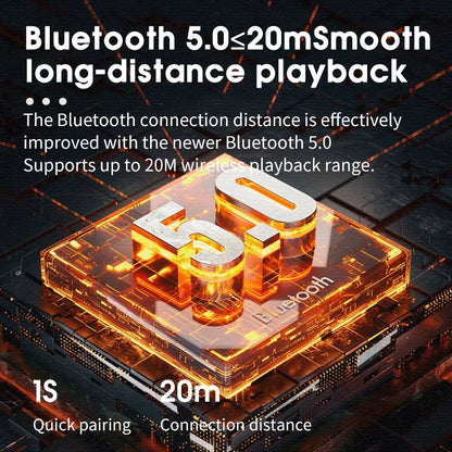 EBS-300 5W Mini Portable Bluetooth Speaker Fabric Mesh TF Card Music Box IPX6 Waterproof for Phone PC Taplet Palyer