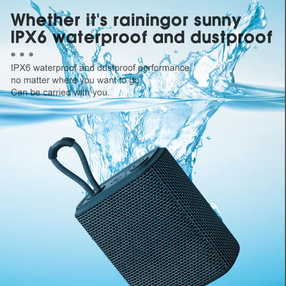 EBS-300 5W Mini Portable Bluetooth Speaker Fabric Mesh TF Card Music Box IPX6 Waterproof for Phone PC Taplet Palyer